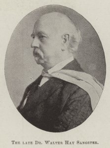 A néhai Dr. Walter Hay Sangster alkotó: English Photographer