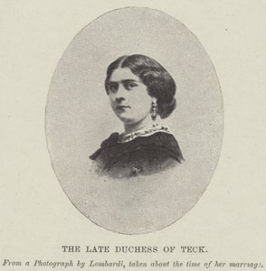 Teck néhai hercegnője alkotó: English Photographer