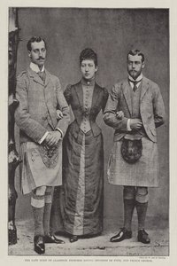 Clarence néhai hercege, Louise hercegnő (Fife hercegnője) és György herceg alkotó: English Photographer