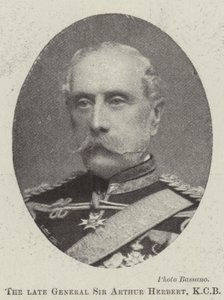 A néhai Sir Arthur Herbert tábornok, KCB alkotó: English Photographer