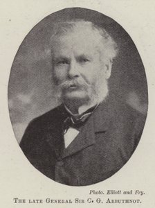A néhai Sir C G Arbuthnot tábornok alkotó: English Photographer