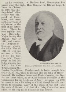 A néhai Sir Edward Lugard tábornok alkotó: English Photographer
