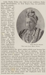 A néhai Lady Emily Foley alkotó: English Photographer