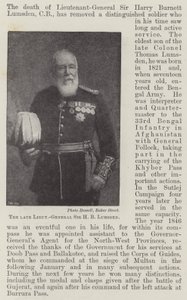A néhai főhadnagy, Sir H B Lumsden alkotó: English Photographer