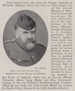 A néhai Lord Lionel Cecil, Salisbury márki mostohatestvére alkotó: English Photographer