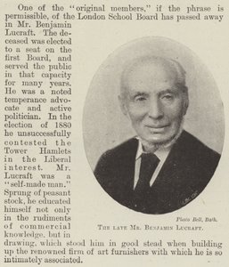 A néhai Benjamin Lucraft alkotó: English Photographer