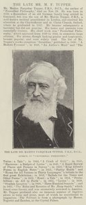 A néhai Martin Farquhar Tupper, FRS, DCL, a Proverbial Philosophy szerzője alkotó: English Photographer