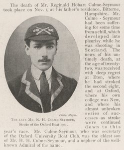 A néhai Mr. RH Culme-Seymour, Stroke of the Oxford Boat 1901