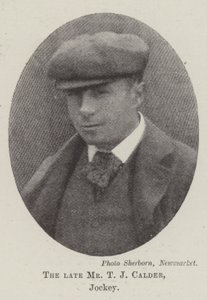 A néhai Mr. T. J. Calder, Jockey alkotó: English Photographer