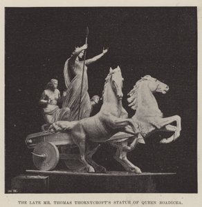 Thomas Thornycrofts néhai Boadicea királynő szobra alkotó: English Photographer