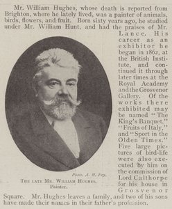 A néhai William Hughes festő alkotó: English Photographer