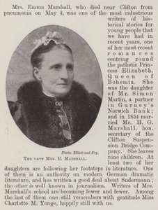 A néhai Mrs. E. Marshall alkotó: English Photographer