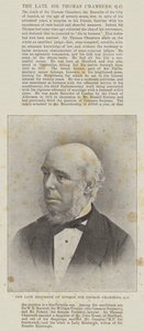 A néhai londoni felvevő, Sir Thomas Chambers, QC alkotó: English Photographer