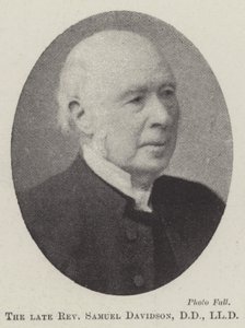 A néhai tiszteletes Samuel Davidson, DD, LLD alkotó: English Photographer