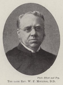 A néhai tiszteletes W F Moulton, DD alkotó: English Photographer
