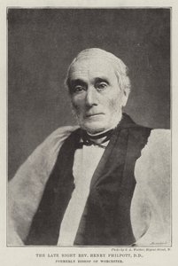 A néhai jobboldali tiszteletes, Henry Philpott, DD, korábban Worcester püspöke alkotó: English Photographer