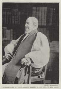 A néhai jobboldali tiszteletes, Lord Arthur Hervey, Bath and Wells püspöke alkotó: English Photographer