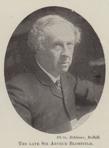 A néhai Sir Arthur Blomfield alkotó: English Photographer