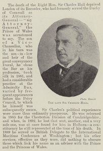 A néhai Sir Charles Hall alkotó: English Photographer