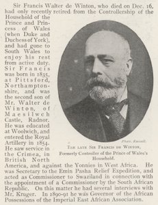 A néhai Sir Francis de Winton, a walesi herceg háztartásának egykori irányítója alkotó: English Photographer