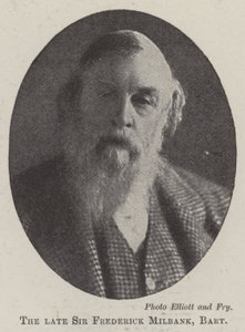 A néhai Sir Frederick Milbank, Baronet alkotó: English Photographer