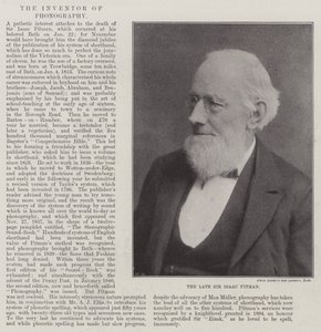 A néhai Sir Isaac Pitman alkotó: English Photographer