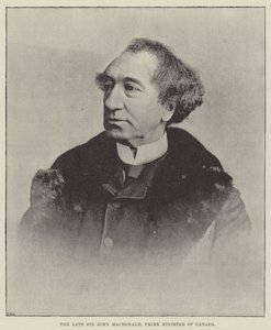 A néhai Sir John Macdonald, Kanada miniszterelnöke alkotó: English Photographer