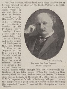 A néhai Sir John Stainer zeneszerző alkotó: English Photographer