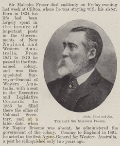 A néhai Sir Malcolm Fraser alkotó: English Photographer