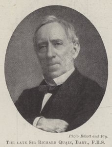 A néhai Sir Richard Quain, Baronet, FRS alkotó: English Photographer
