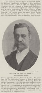 A néhai Sir Richard Temple, Bombay volt kormányzója alkotó: English Photographer