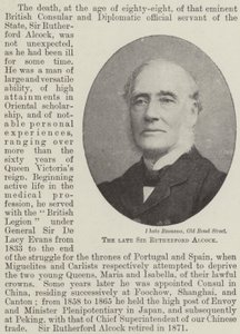 A néhai Sir Rutherford Alcock alkotó: English Photographer