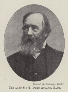 A néhai Sir T Dyke Acland, Baronet alkotó: English Photographer