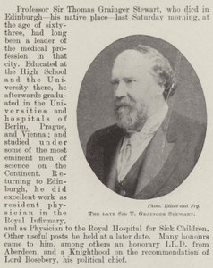 A néhai Sir T Grainger Stewart alkotó: English Photographer