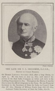 A néhai Sir T L Seccombe, GCIE, az indiai pénzügyek szakértője alkotó: English Photographer