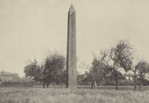 Héliopolisz obeliszkje, ahol Mózes tanult alkotó: English Photographer