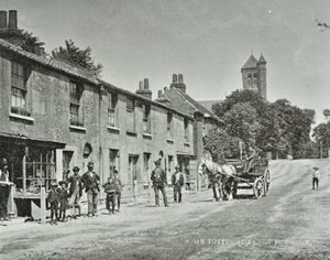 Tottenham Lane, Hornsey: homlokzati magasságok, 1893 alkotó: English Photographer