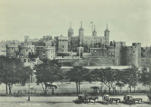 Londoni Tower, Tower Hill, 1890 alkotó: English Photographer