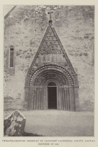 558-ban alapított Clonfert-székesegyház 12. századi bejárata, Galway megye alkotó: English Photographer