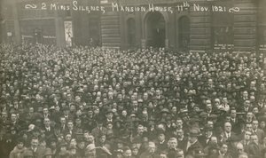 Kétperces csend a Mansion House-ban, London, 1921. november 11 alkotó: English Photographer