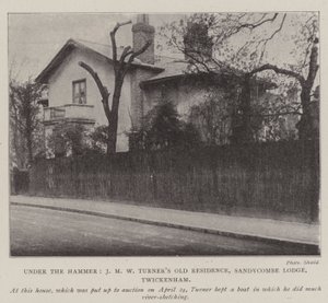 Under the Hammer, J M W Turners Old Residence, Sandycombe Lodge, Twickenham alkotó: English Photographer