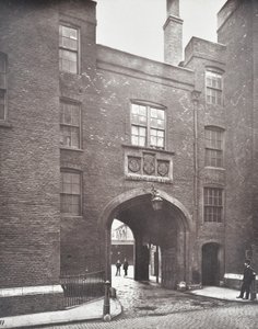 Kilátás a Lincolns Inn Gatewayre, London, 1876 alkotó: English Photographer