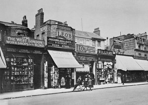 Kilátás a Notting Hill Gate-re, 1913 körül alkotó: English Photographer