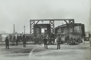 Kilátás a woolwichi kompról, 1889 alkotó: English Photographer