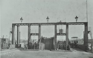 Kilátás a woolwichi kompról, 1896 alkotó: English Photographer