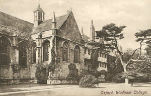 Wadham College, Oxford, Oxfordshire (f/w fotó) alkotó: English Photographer