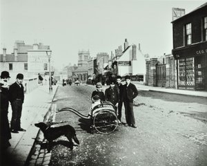Wandsworth High Street: nyugatra nézve, 1890 alkotó: English Photographer
