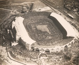 West Ham United vs. Bolton Wanderers, az első futballmérkőzés az új Wembley Stadionban, 1923 alkotó: English Photographer