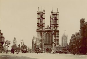 A Westminster Abbey nyugati frontja alkotó: English Photographer