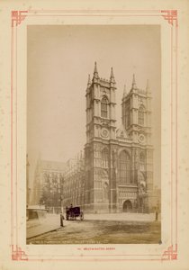 A Westminster Abbey nyugati tornyai alkotó: English Photographer